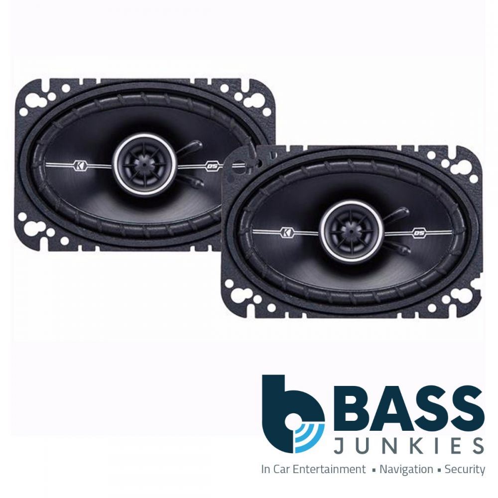 Kicker DSC464 4x6" inch 240 Watts a Pair 2 Way Car Coaxial Custom Door Speakers