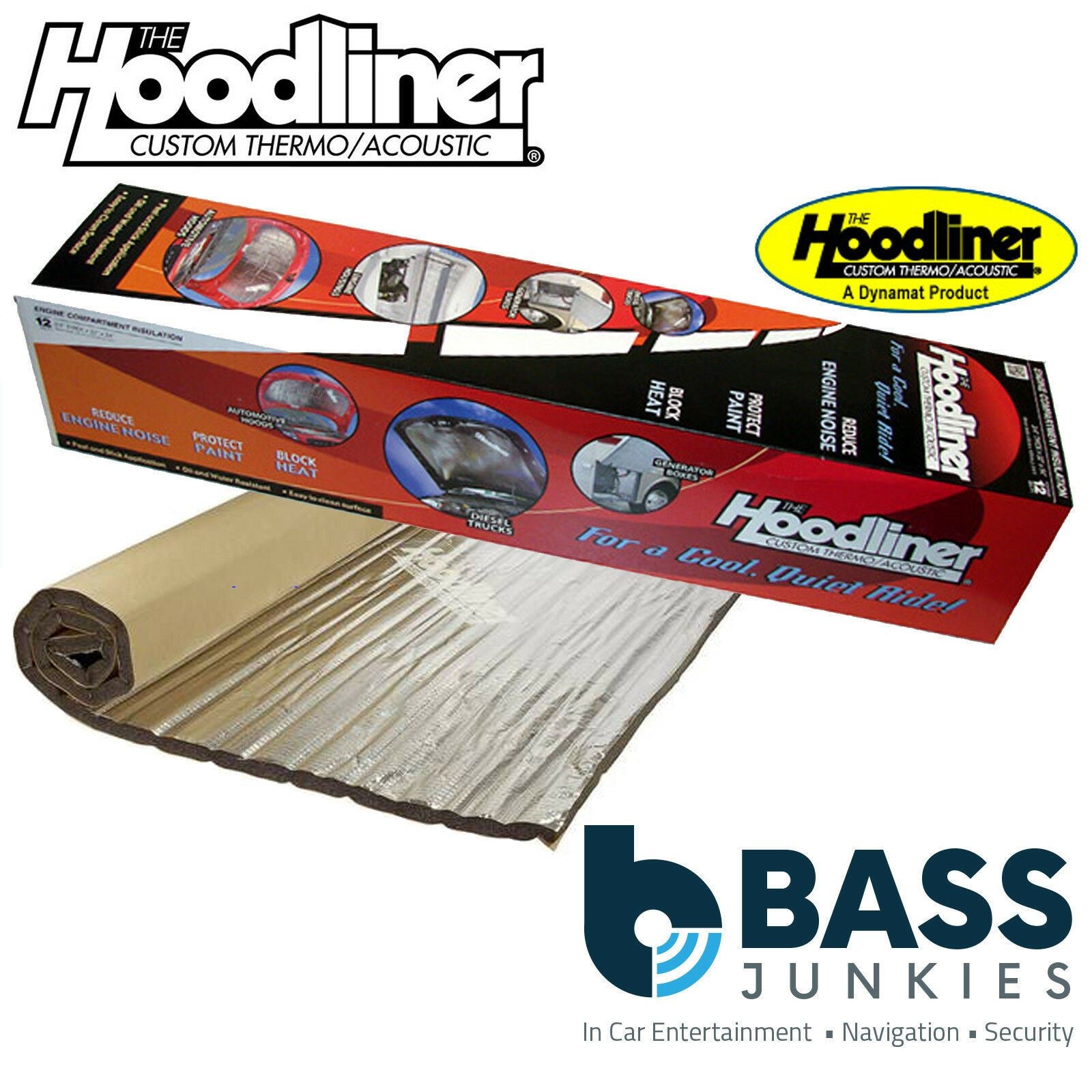 Dynamat DYN11905 - The Hoodliner 12sq.ft 32" x 54" Sheet Car Van Under Bonnet Liner