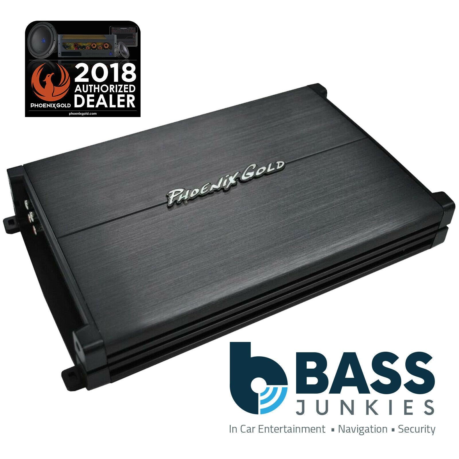 Focal 8" 250W Passive Car Subwoofer Box & 6.5" 120W Component Front Speakers & Phoenix Gold 600W Monoblock Car Amplifier Bass Package Kit