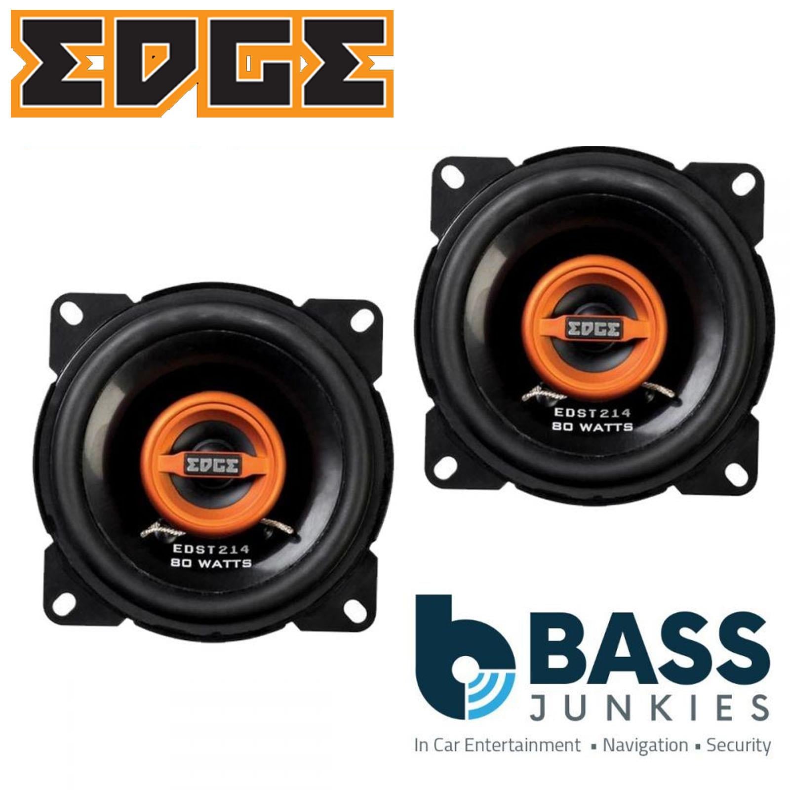 EDGE EDST214-E6 - 10cm 4" Inch 160 Watts 2 Way Coaxial Car Van Speakers