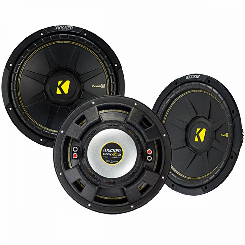 Kicker CWCD154 - CompC 15" 38cm 1200 Watts 4 Ohm Dual Voice Coil DVC Car Subwoofer