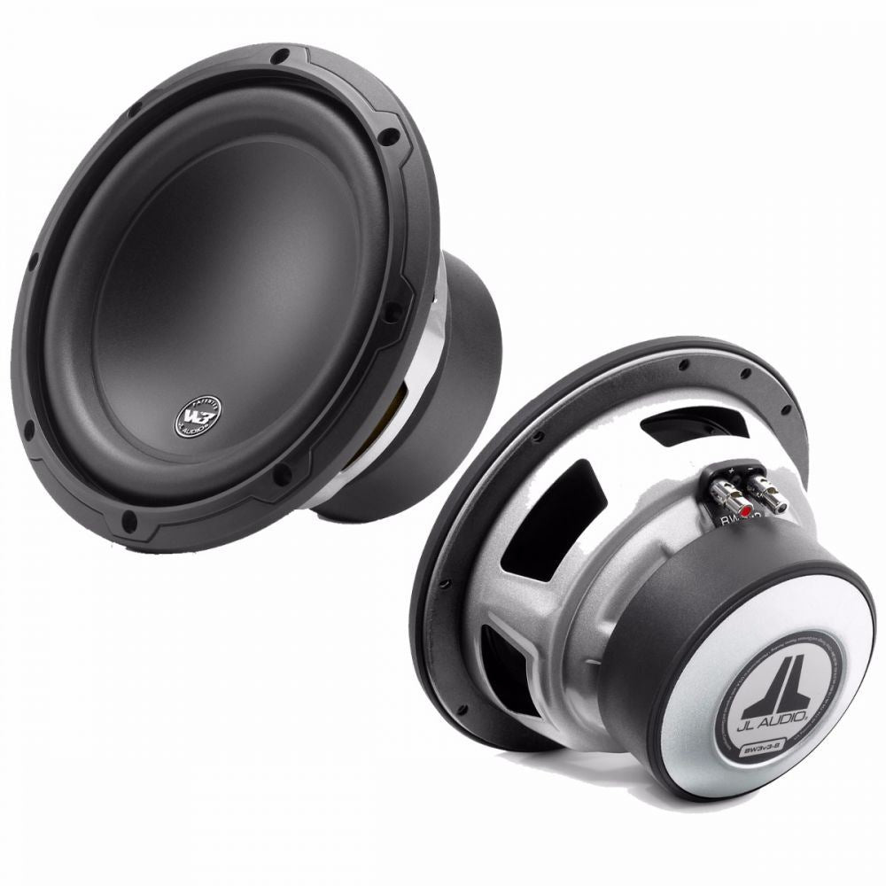 JL Audio 8W3V3-4 - 8" Inch 250 Watts W3 4 Ohm Car Sub Subwoofer