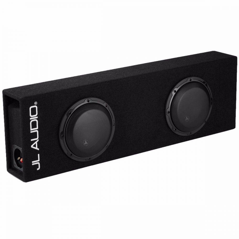 JL Audio CP208LG-W3V3 - MicroSub Ported Car Bass Box Enclosure with Dual 8" Drivers (8W3v3-4) Sub Subwoofer