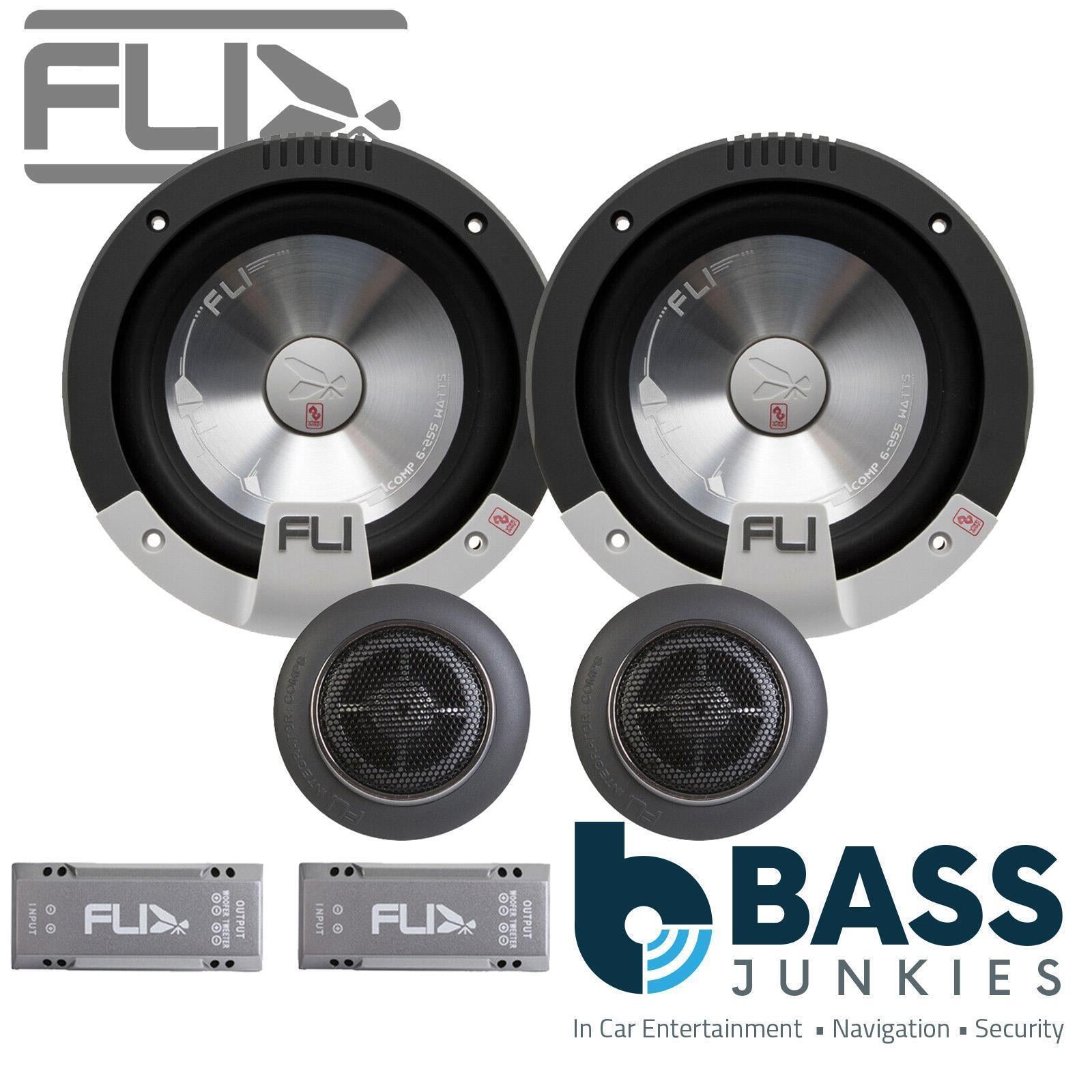 FLI FI6 COMP-F3 - 6.5" 16.5cm 510 Watts 2 Way Component Speakers