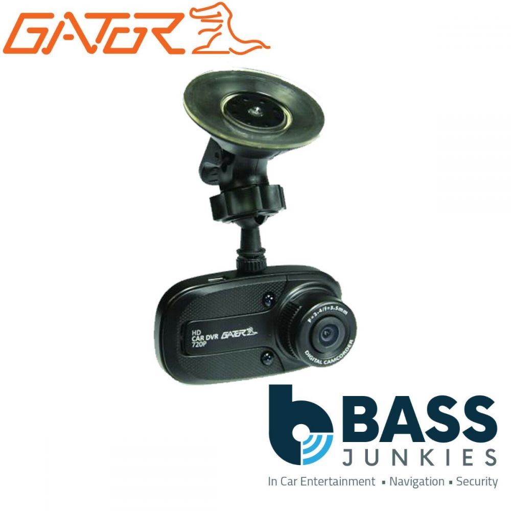 Gator GDVR190 - 4GB 720P High Definition 120 Degree Wide Angle 30FPS Car Dash Cam Camera