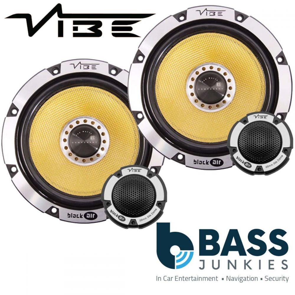 Vibe BLACKAIR6C-V1 - 690 Watts a Pair 17cm 6.5" Car or Van Component Kit Door Speaker