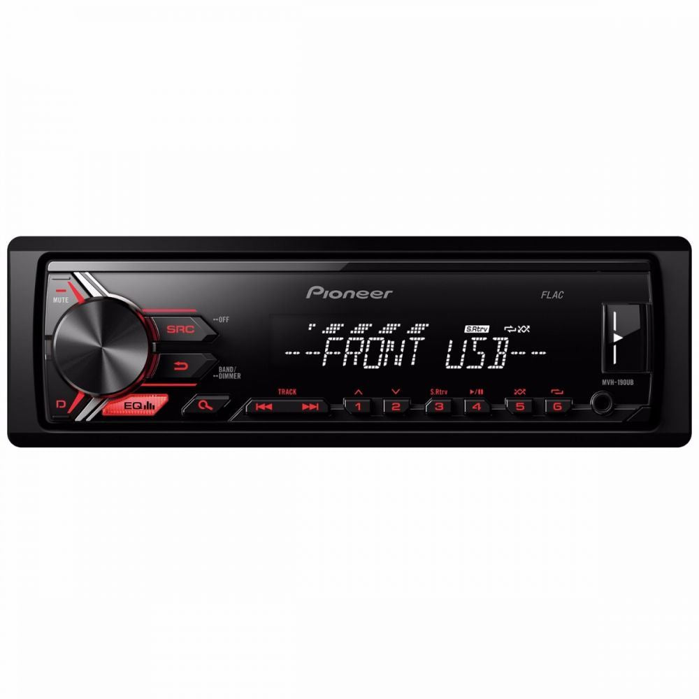 Pioneer MVH-190Ui - Mechless Direct iPod iPhone USB AUX Car Stereo Radio Player