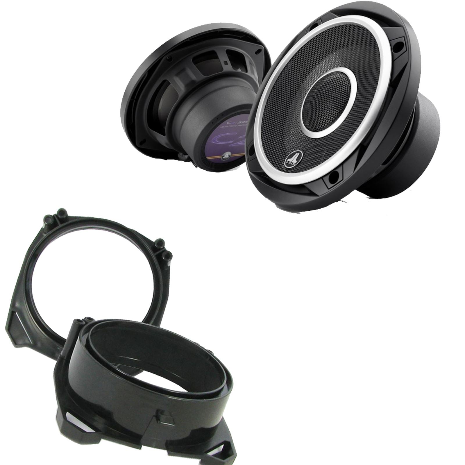JL Audio C2-525X 2-Way 130mm/13cm/5.25" Coaxial Speakers (Per Pair 450 Watts) Fits Ford Fiesta 1989-96