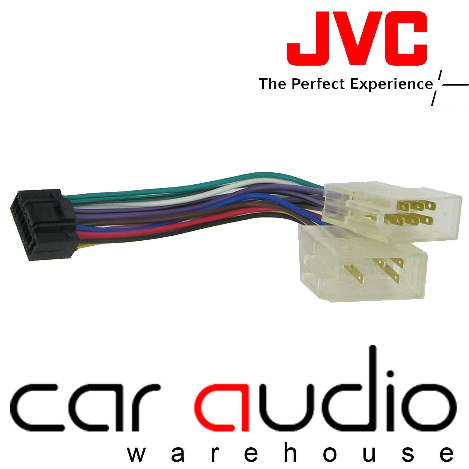 Connects2 CT21JV04 - JVC 16 PIN Car Stereo Radio ISO Wiring Harness Lead Cable