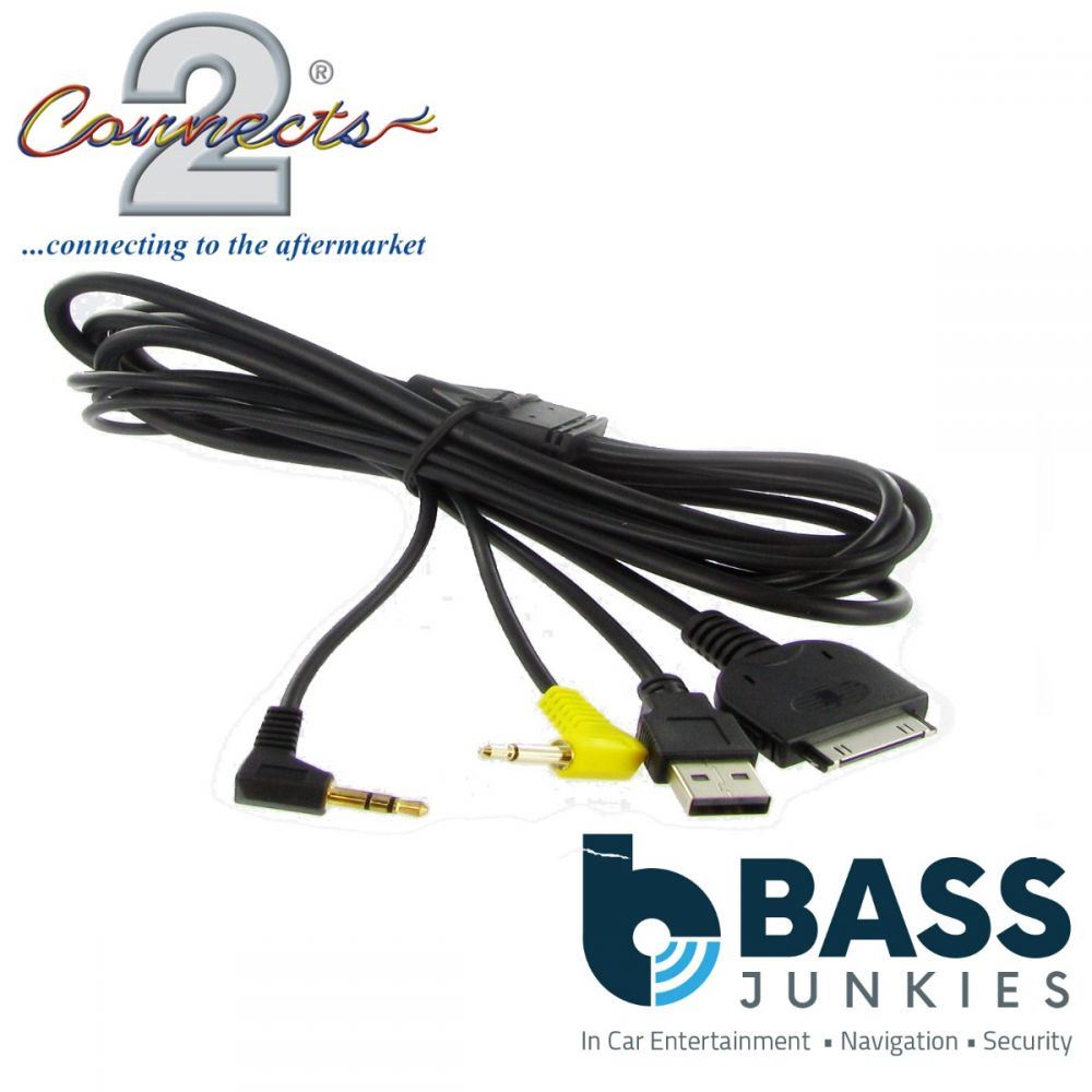 Connects2 CT29IP22 Kenwood KCA-IP302 Car Stereo Replacement iPod iPhone Adapter Cable