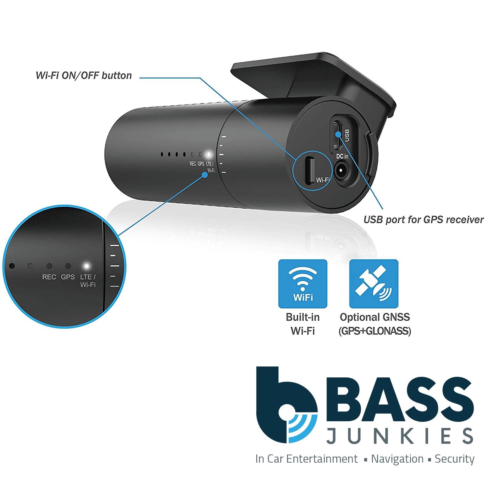 Blackvue DR750X 1CH 32GB GPS Full HD 1080p Wide Font Car Dash Camera WIFI Cloud @60fps Front Camera