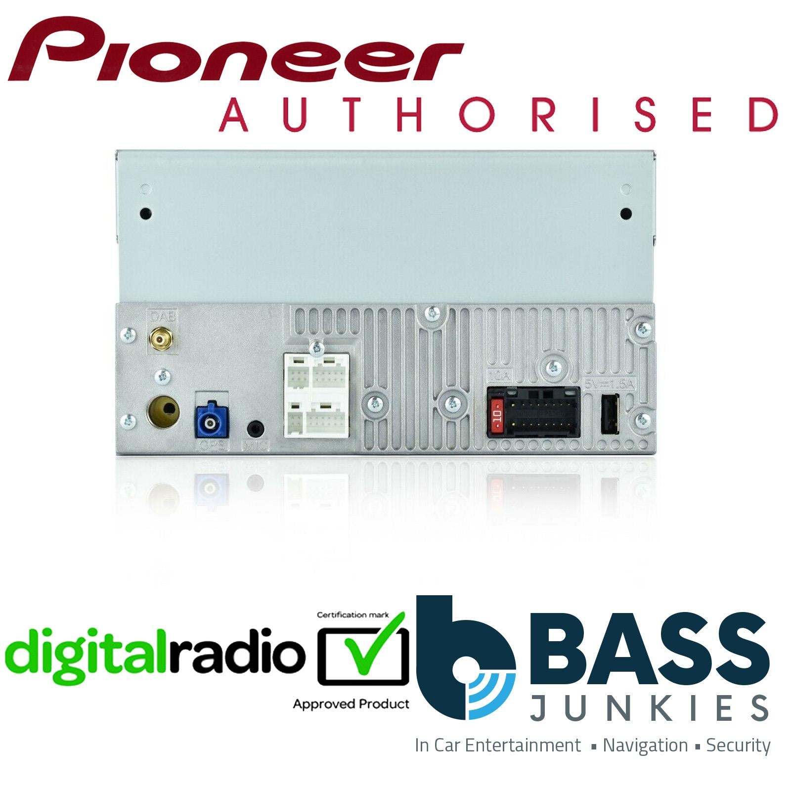 Pioneer SPH-DA360DAB 6.8" Wireless Apple CarPlay Bluetooth DAB Radio Car Stereo
