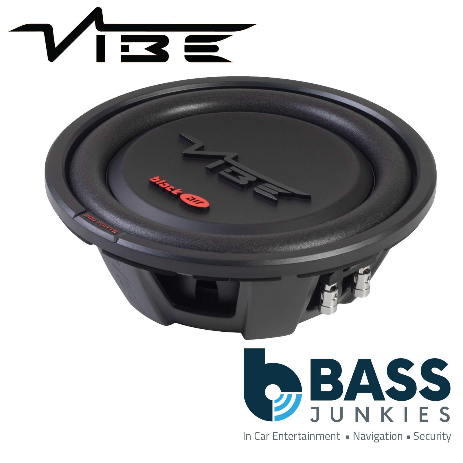 VIBE BLACKAIR10D2S-V3 10 Inch Dual 2 Ohms 900W Car Audio Slimline Subwoofer