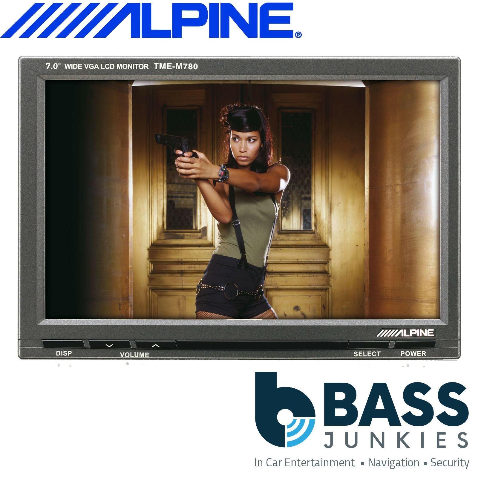 Alpine TME-M780 - 7" Widesceen Monitor