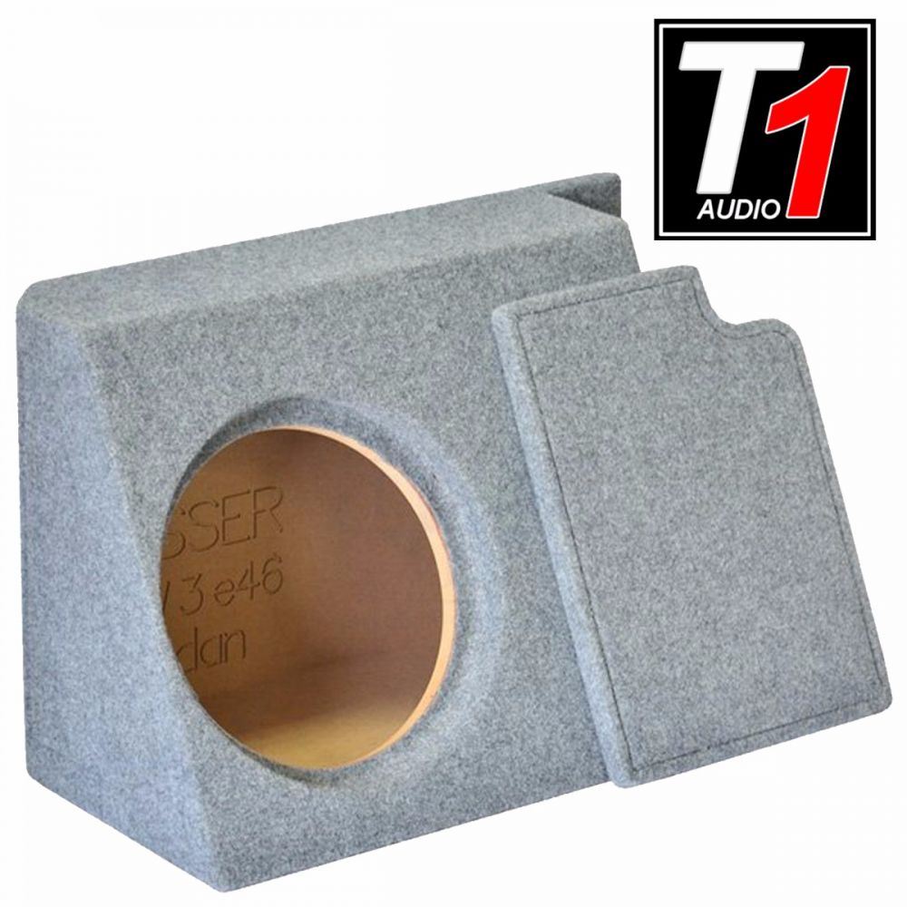 T1 Audio - BMW 3 E46 Saloon 1998 - 2007 Boot Custom Fit 12" Car Sub Subwoofer Bass Box