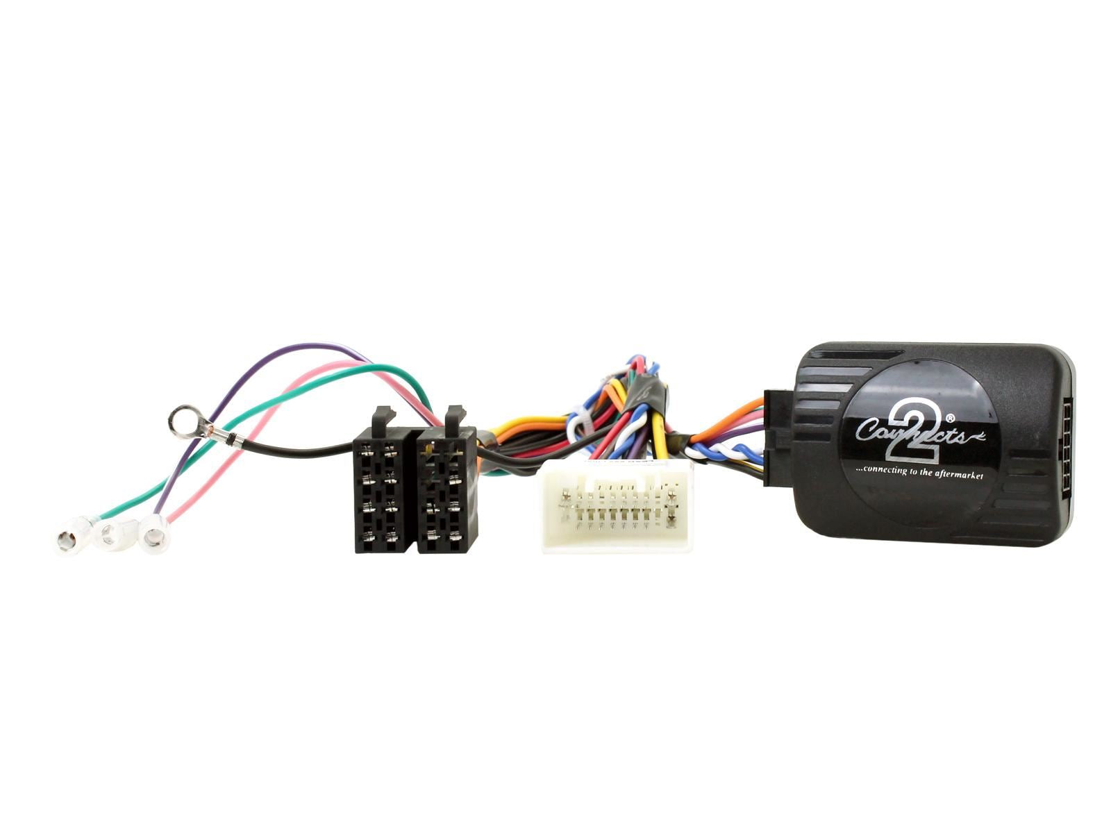 Connects2 CTKMT09 - Mitsubishi Outlander 2013 Onwards Double Din Fascia & Steering Wheel Interface Installation Kit