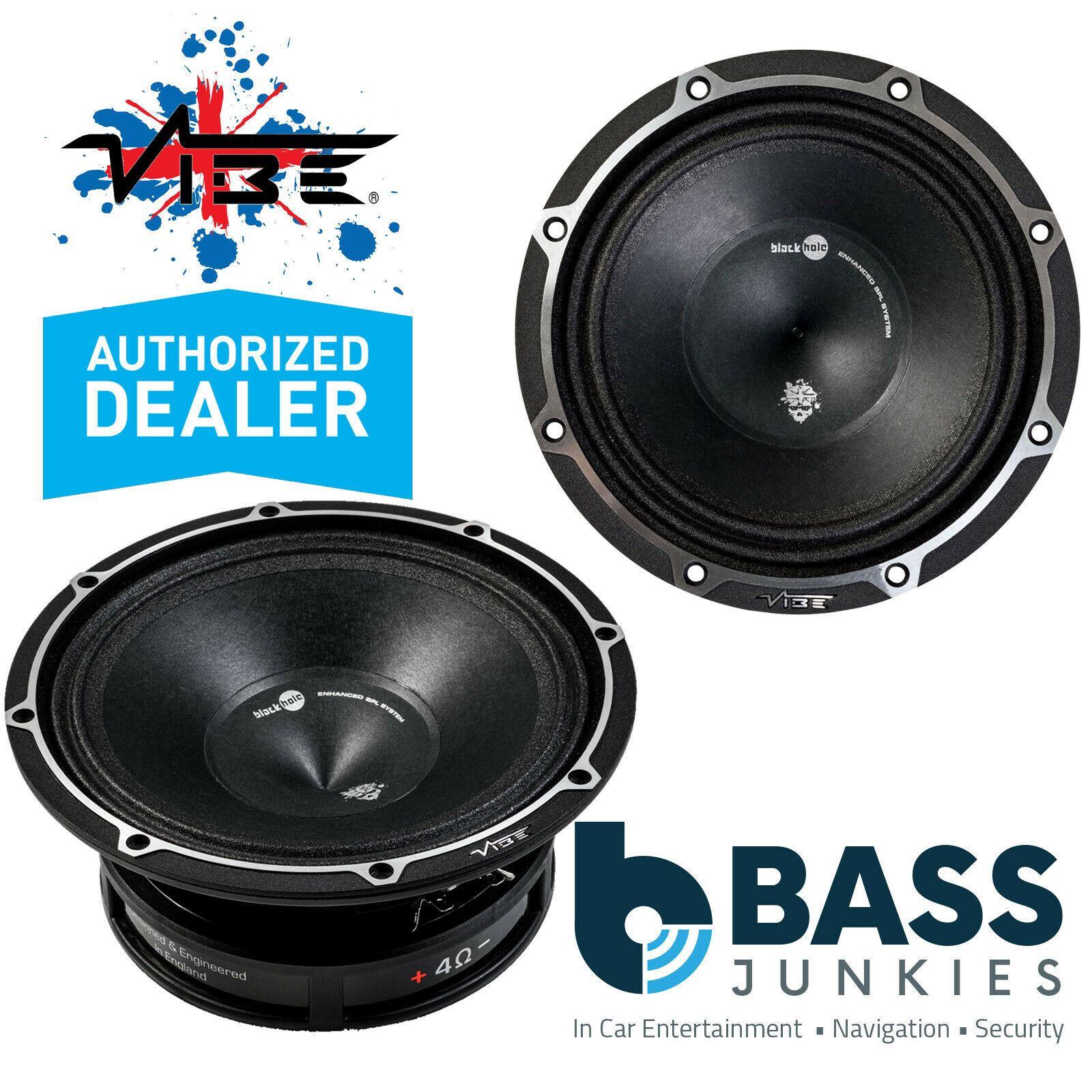 Vibe BDPRO6M-V9 - BlackDeath 6" 525 Watts Pro Audio Single Midrange Car Speaker