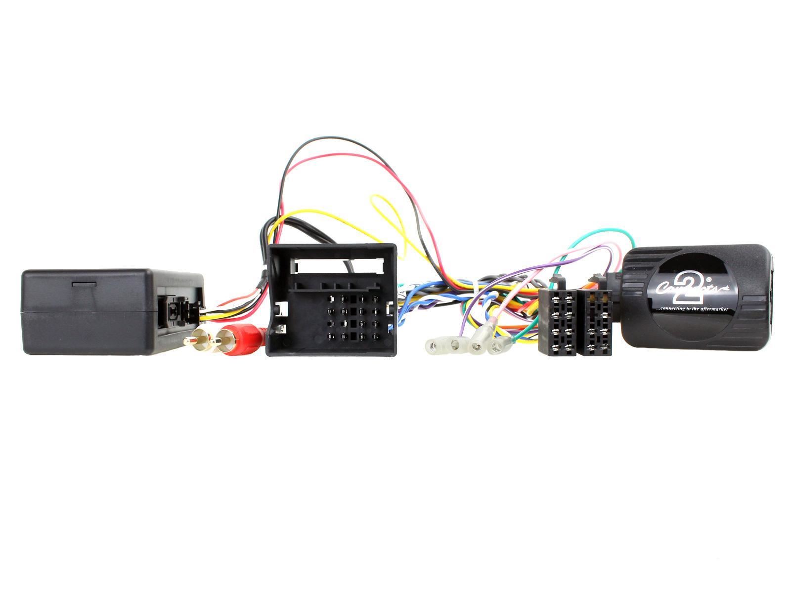 SONY 6.2" Screen Blutooth Double Din Stereo Fitting Kit + Steering Wheel Stalk Controls to fit Mercedes C-Class 2007-11