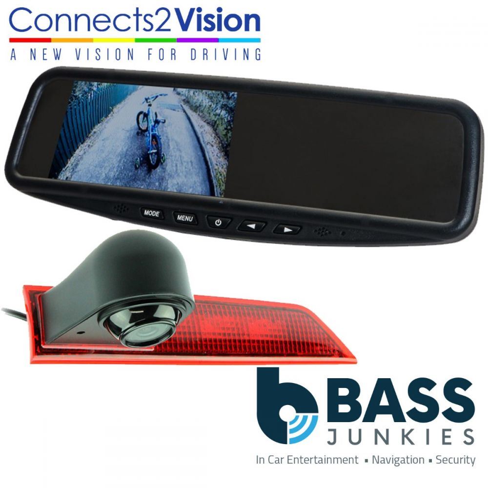 Connects2 CAM-FD8 Ford Transit Custom 2012-2016 Brake Light Reversing Camera & 4.3" Mirror Screen