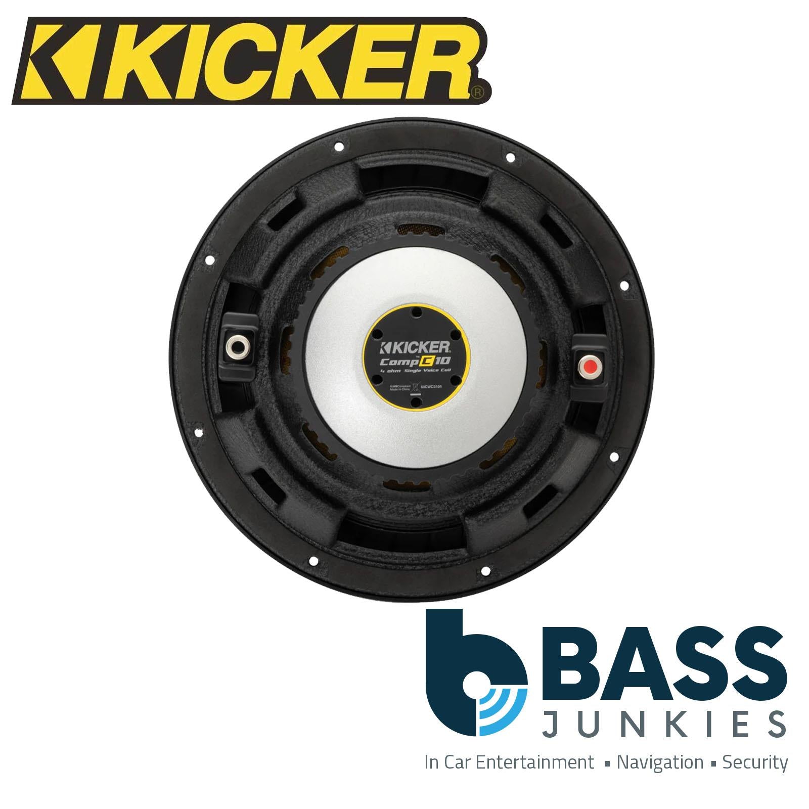KICKER KA50CWCS104 4 Ohm CompC 10" Car Subwoofer
