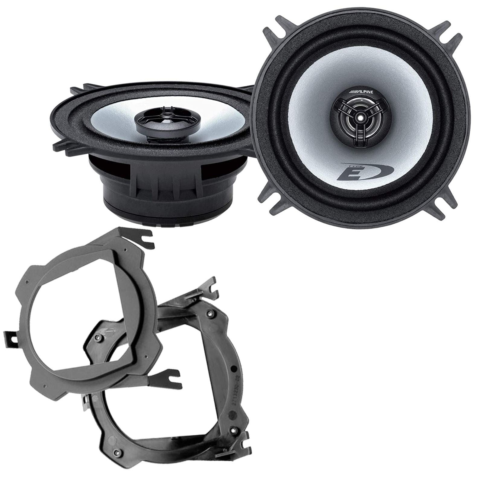 Alpine SXE-1325S 2-Way 130mm/13cm/5.25" Coaxial Speakers (Per Pair 400 Watts) Fits Vauxhall Corsa 1993-06 | Tigra 94-00