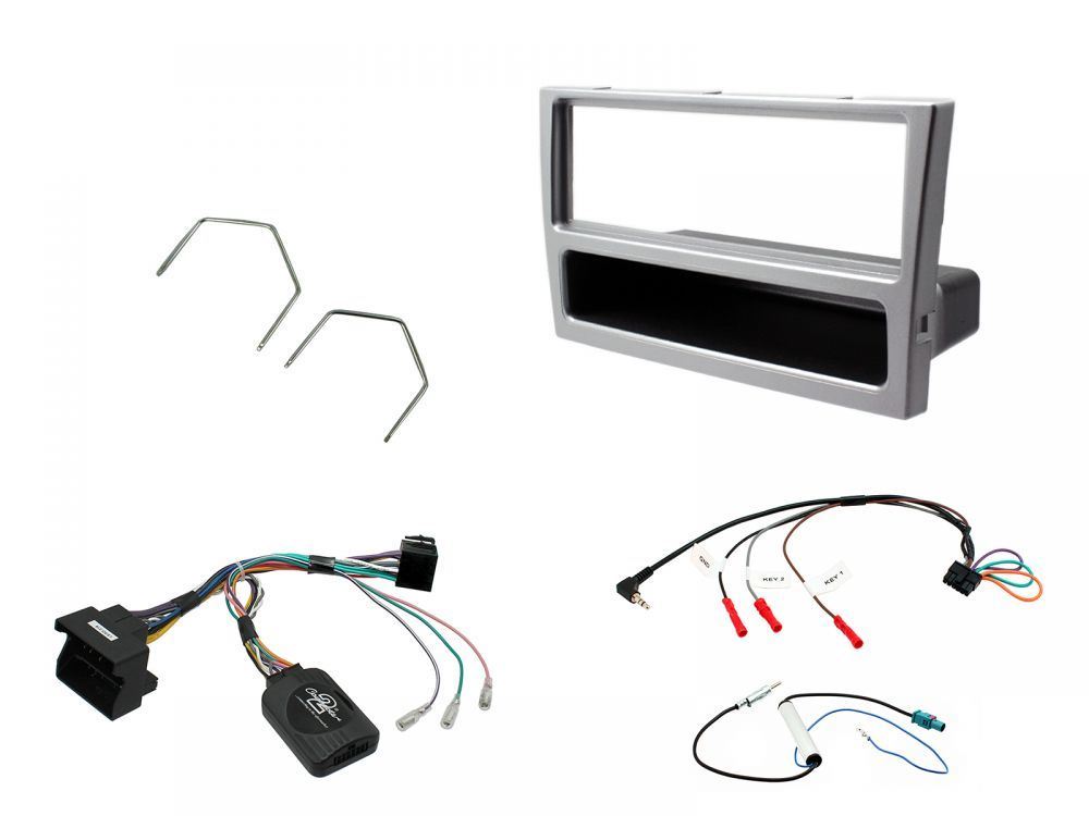 Connects2 CTKVX15 - Vauxhall Single Din Fascia & Steering Wheel Interface Installation Kit