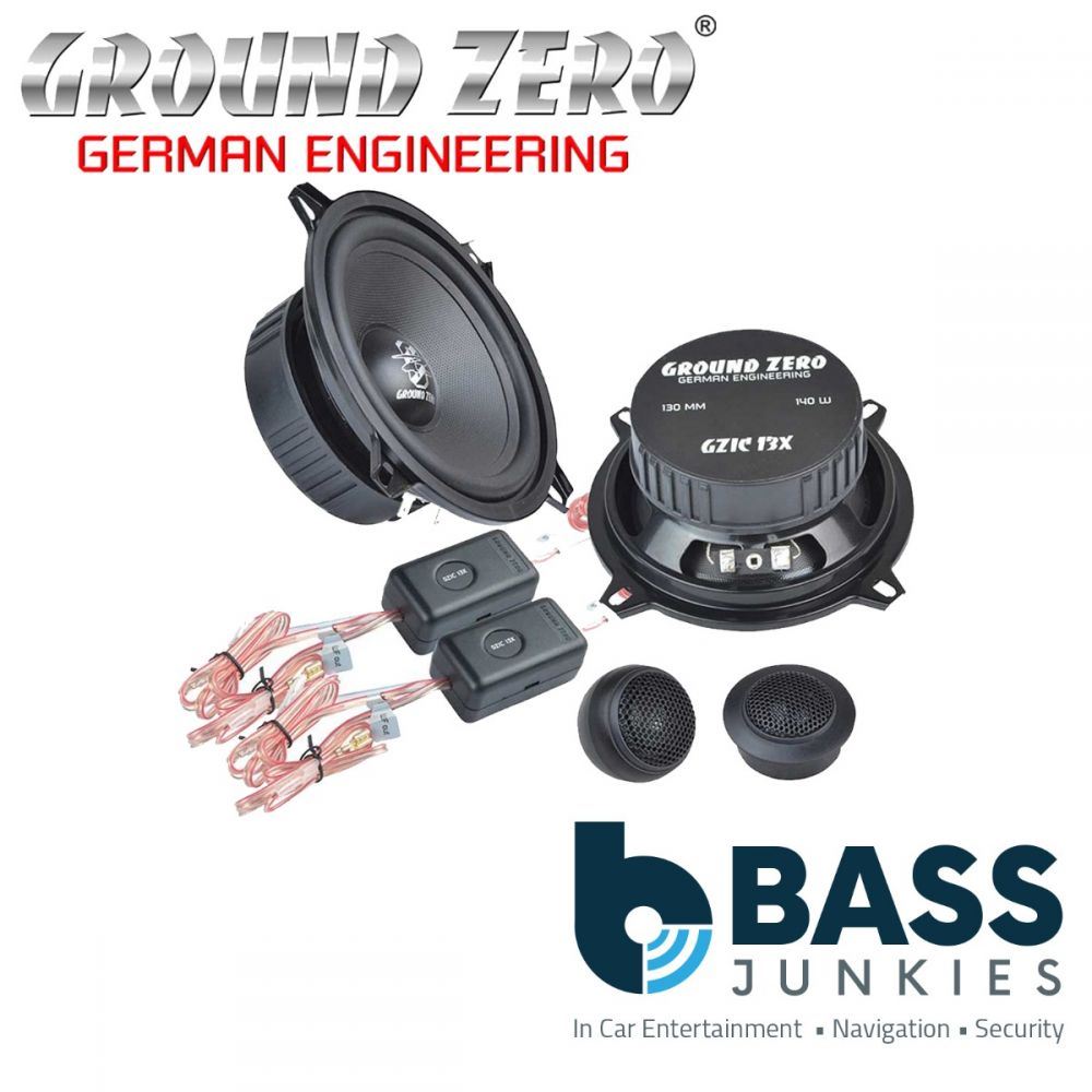 Ground Zero GZIC 13X - 5.25" Inch 13cm 140 Watts 2-Way Component Car Speakers