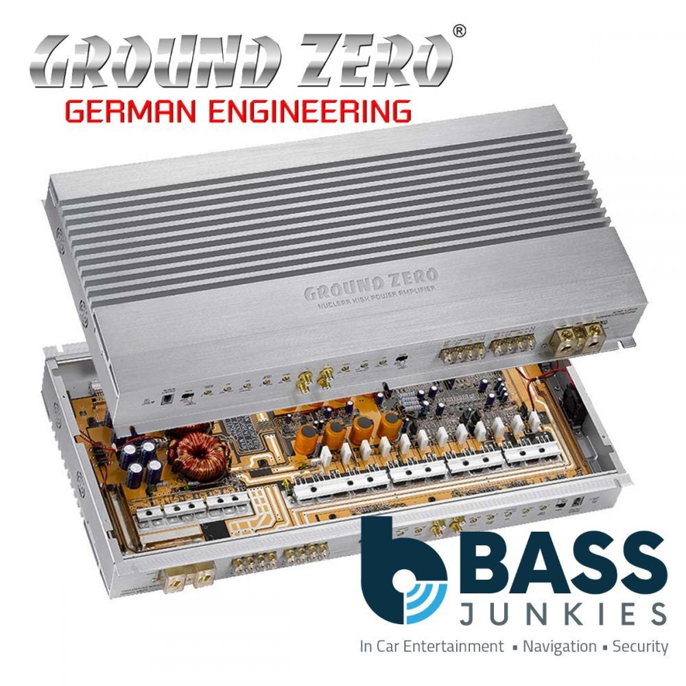 Ground Zero GZNA 4330XII - Class A/B 2600 Watts 1-Ohm 4-Channel Car Amp Amplifier