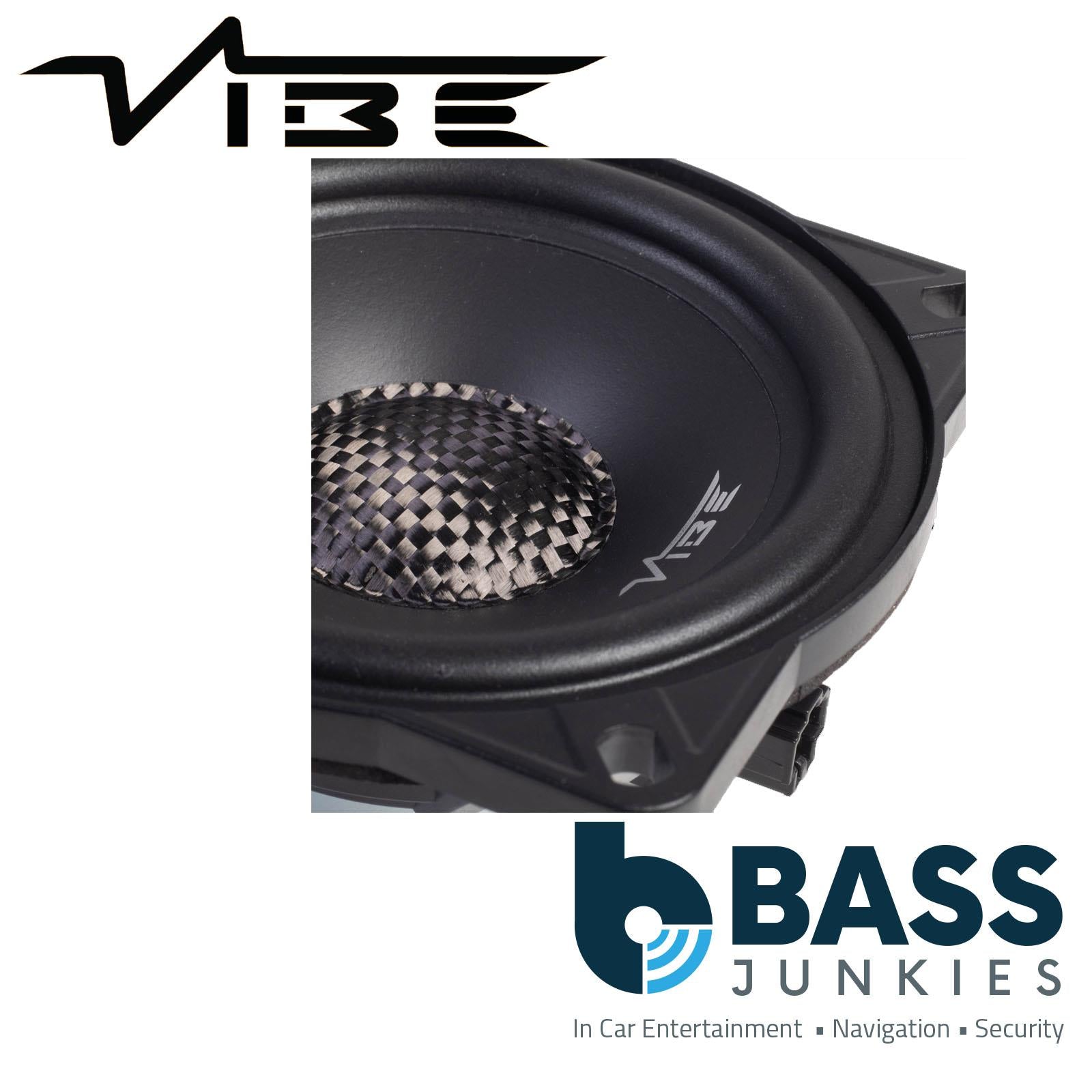 VIBE OPTITESLA4M-V4 4 Inch 1-Way 180W 4Ohm Car Audio Midwoofer Speaker for Tesla