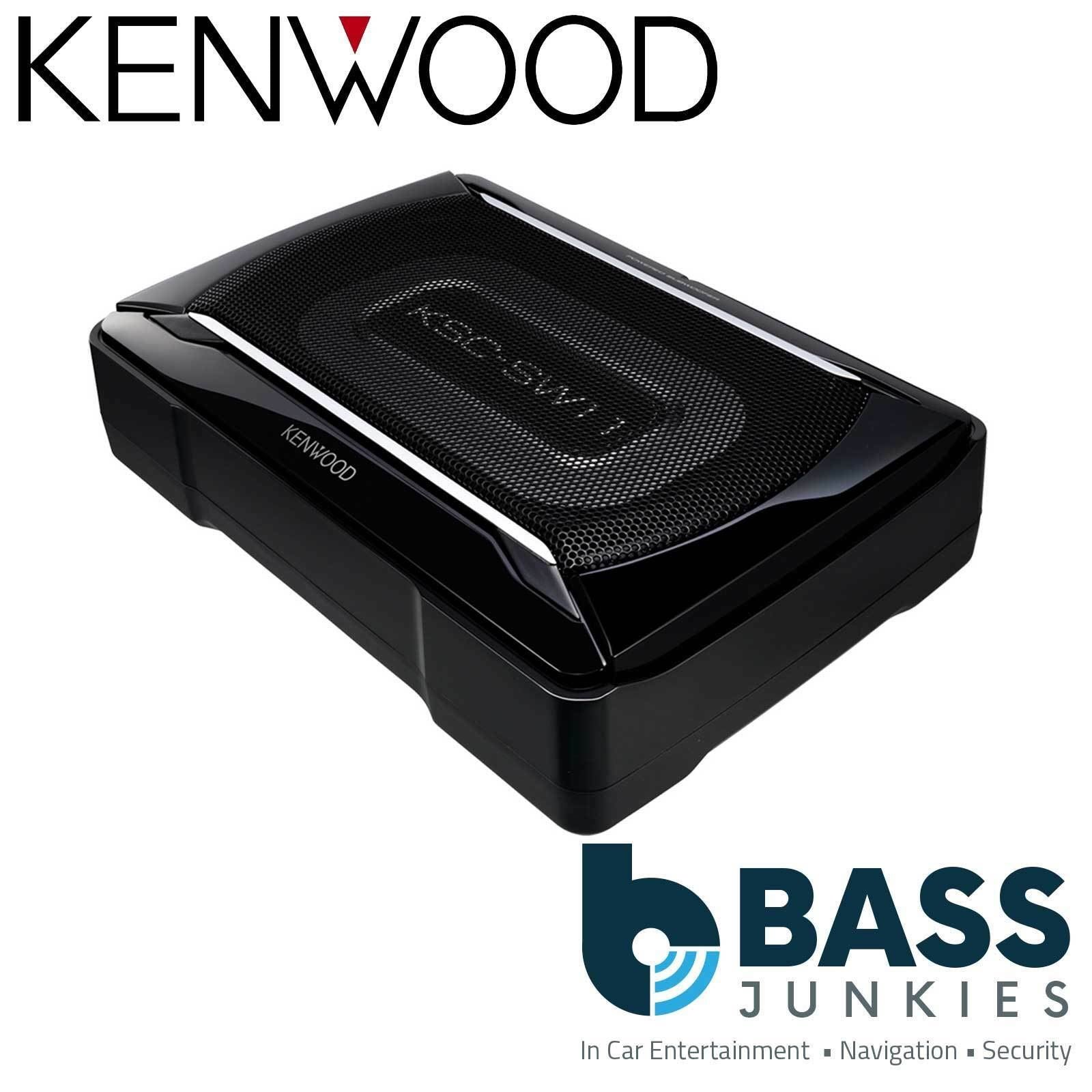 Kenwood KSC-SW11 - 150 Watts Compact Active Amplified Under Seat Powered Car Subwoofer Sub
