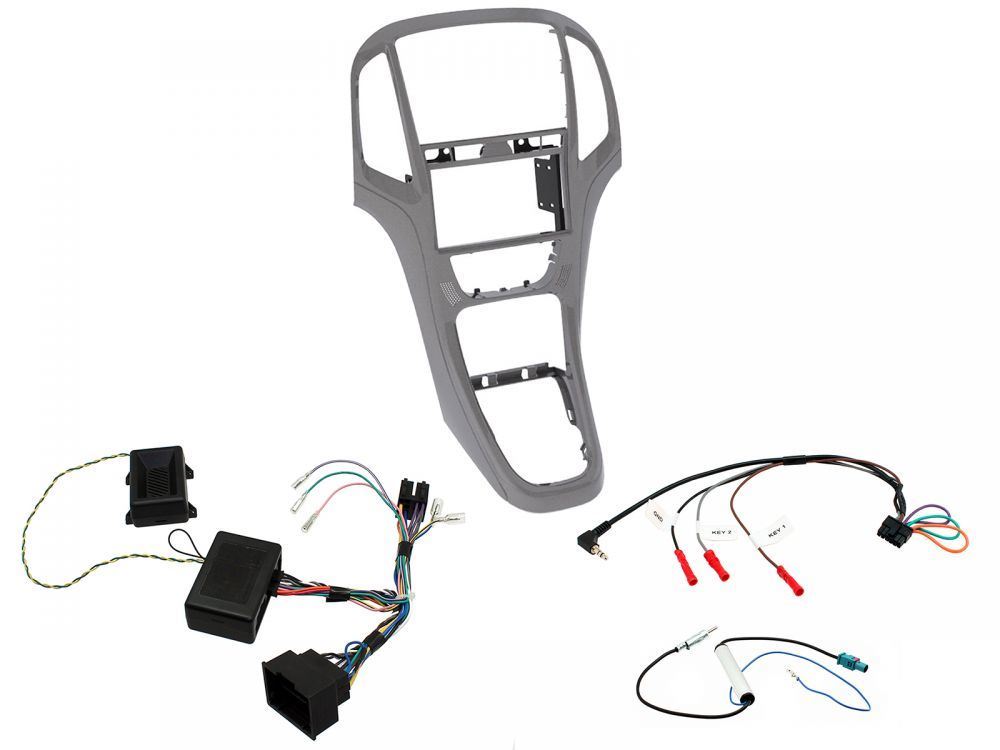 Connects2 CTKVX01 - Vauxhall Astra 2010 - 2015 Double Din Fascia & Steering Wheel Interface Installation Kit