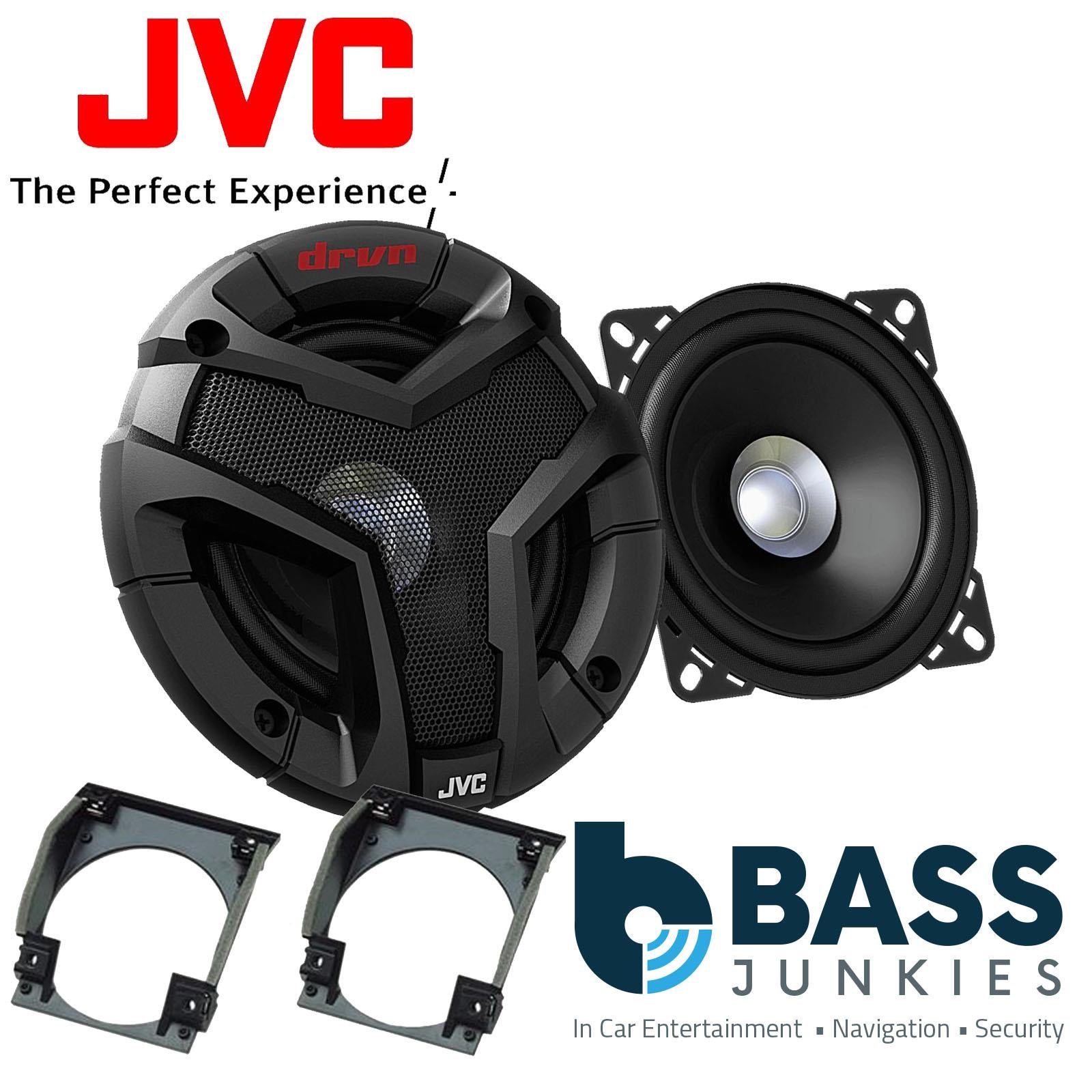 JVC CS-V418 4" 10cm Dual Cone 360 Watts Car Van Door Coaxial Speakers Pair Fits