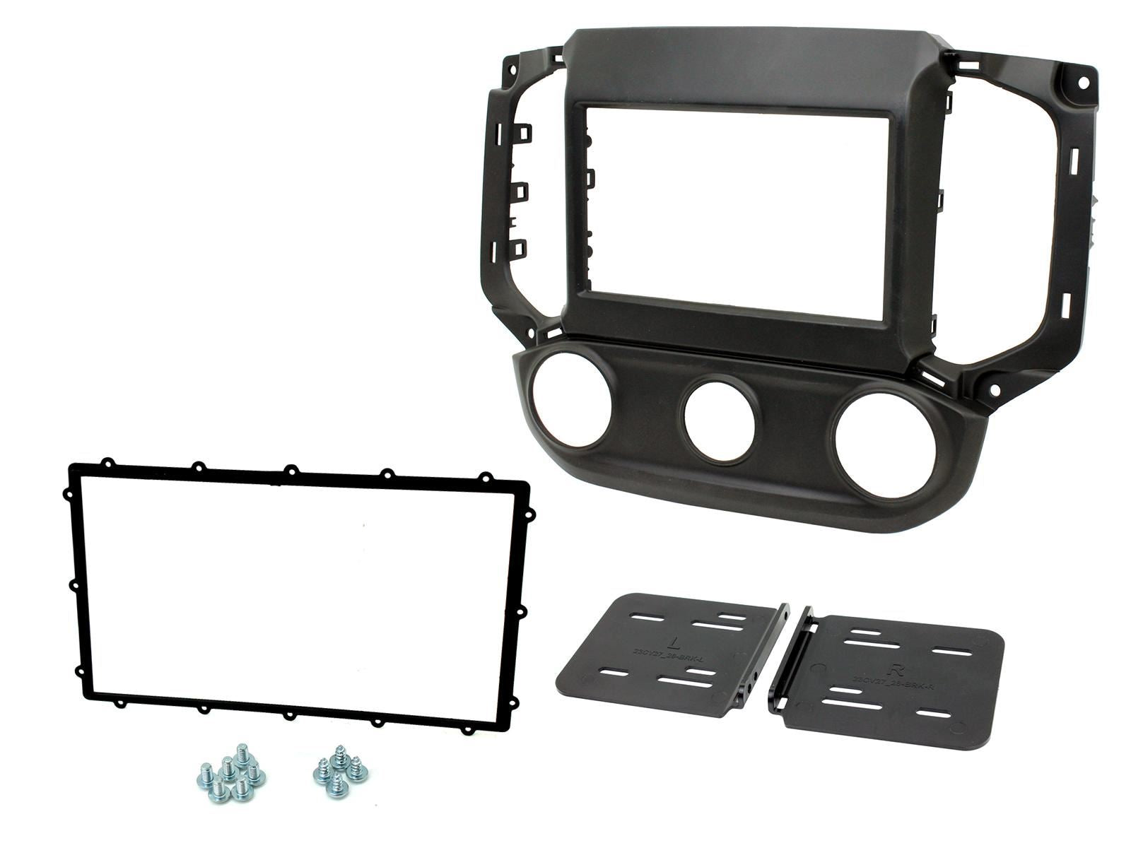 SONY DAB+ Apple | Android Double Din Stereo Fitting Kit + Steering Wheel Stalk Controls to fit Chevrolet S-10 2016-21 | Chevrolet Colorado 2016-20
