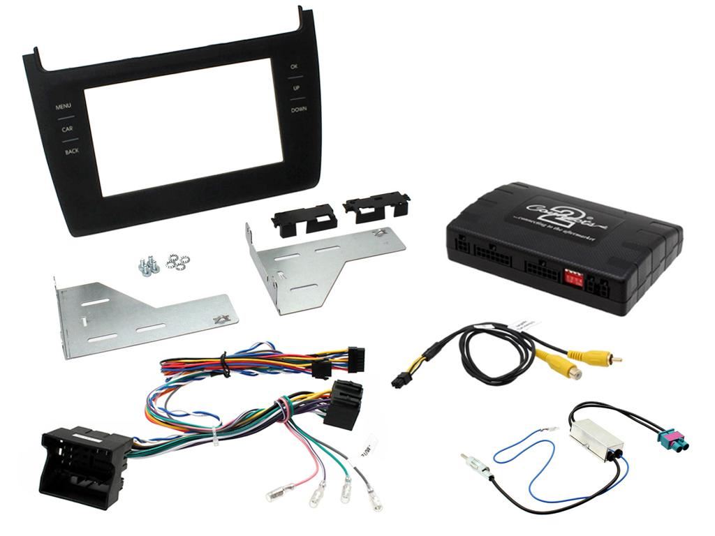 SONY XAV-1550D DAB+ Smart Bluetooth Car Radio + Stereo fitting kit + Steering Wheel Controls Loom for Volkswagen Polo 2012-2017