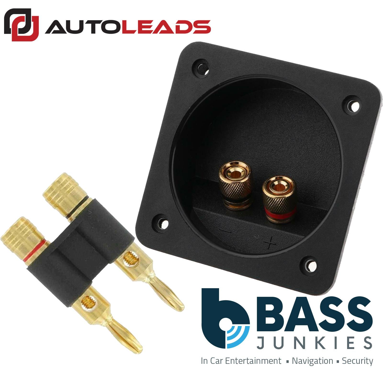 Dual Banana Plug & Speaker Sub Box Subwoofer Enclosures Binding Post Terminal