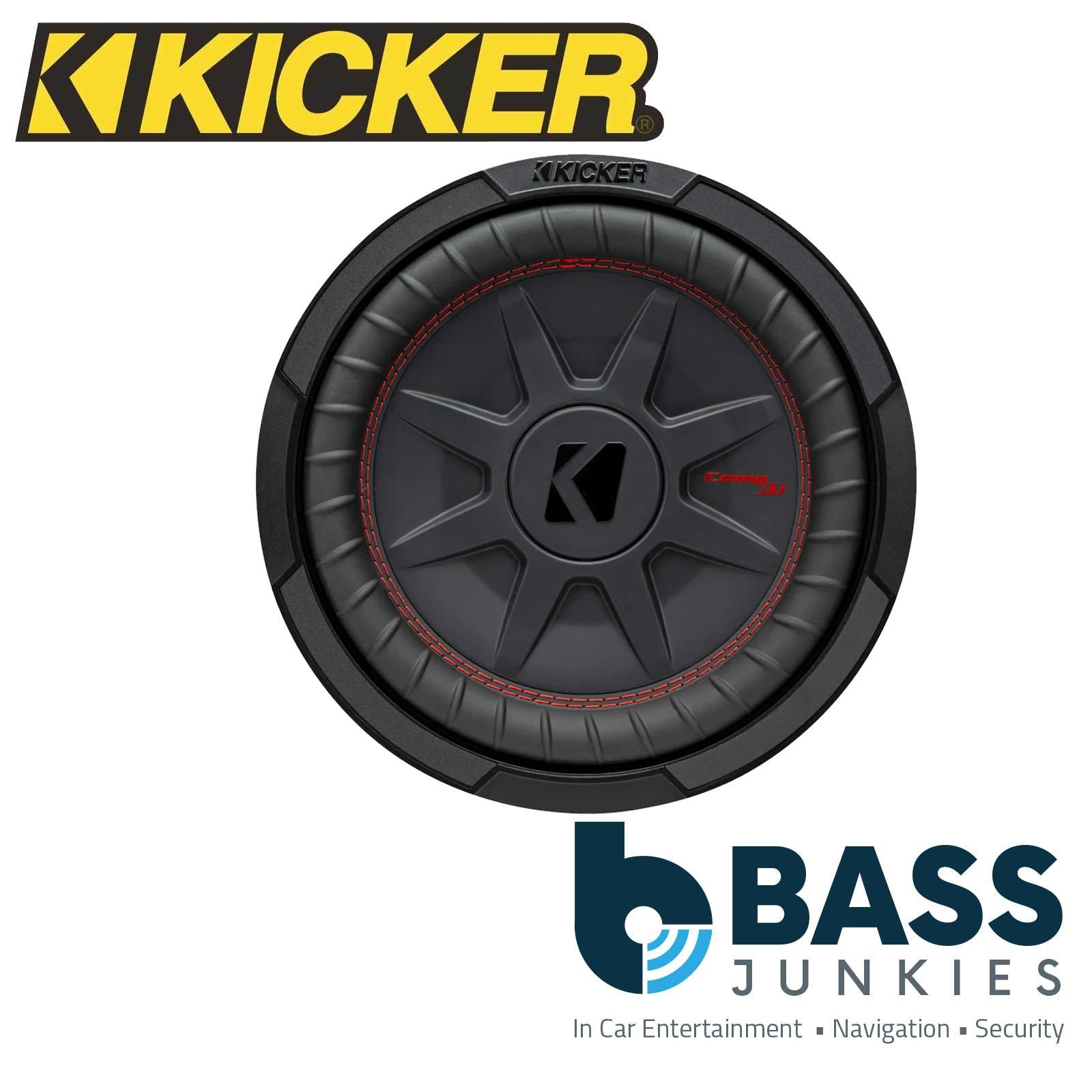 KICKER KA48CWRT104 CompRT 10" Thin Profile Dual Voice Coil Subwoofer