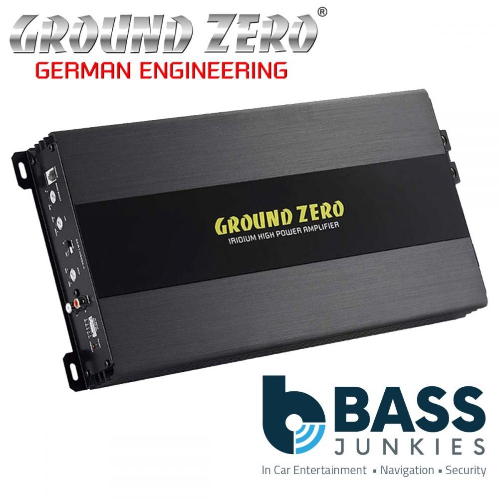Ground Zero GZIA 1.1450DX-II - Class D Monoblock 1250 Watts 1 Ohm Stable Car Amplifier