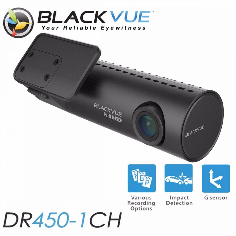 BLACKVUE DR450 1CH - 32GB - HD @ 30 fps 2.4 Mega Pixel CMOS Sensor 120 Front Car Dash Cam