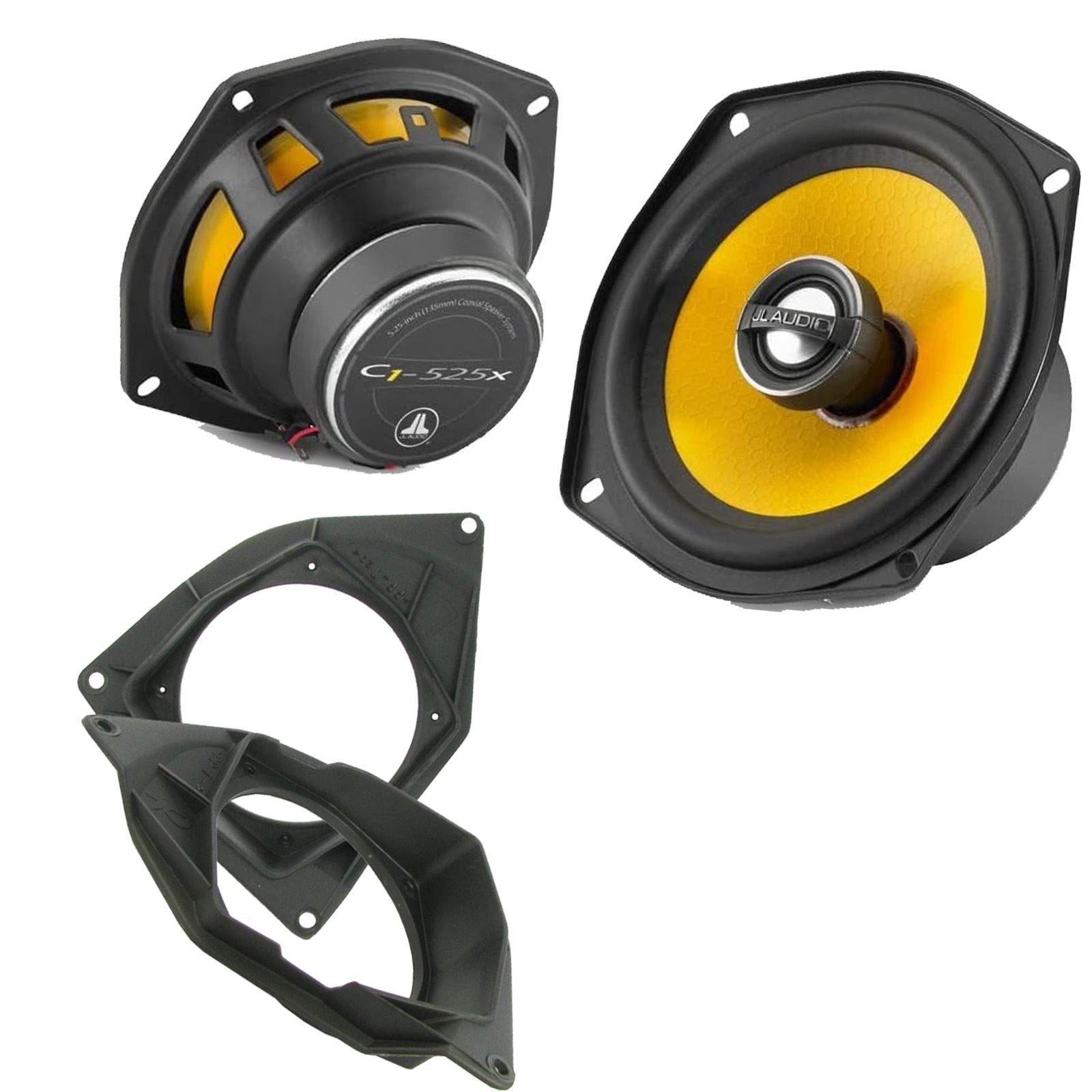 JL Audio C1-525X 2-Way 130mm/13cm/5.25" Coaxial Speakers (Per Pair 450 Watts) Fits Citroen C3 2002-05