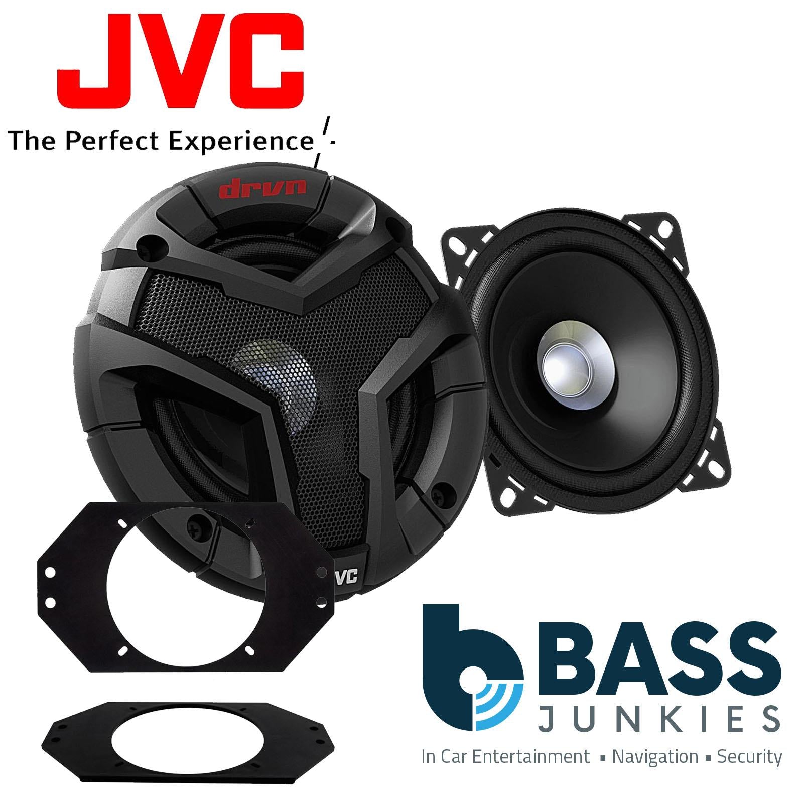 JVC CS-V418 4" 10cm Dual Cone 360 Watts Car Van Door Coaxial Speakers Pair Fits