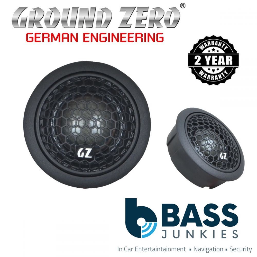 Ground Zero GZRT 25SQ - 1" Inch / 25mm 3 Ohm 70 WRMS Coated Car Tweeter
