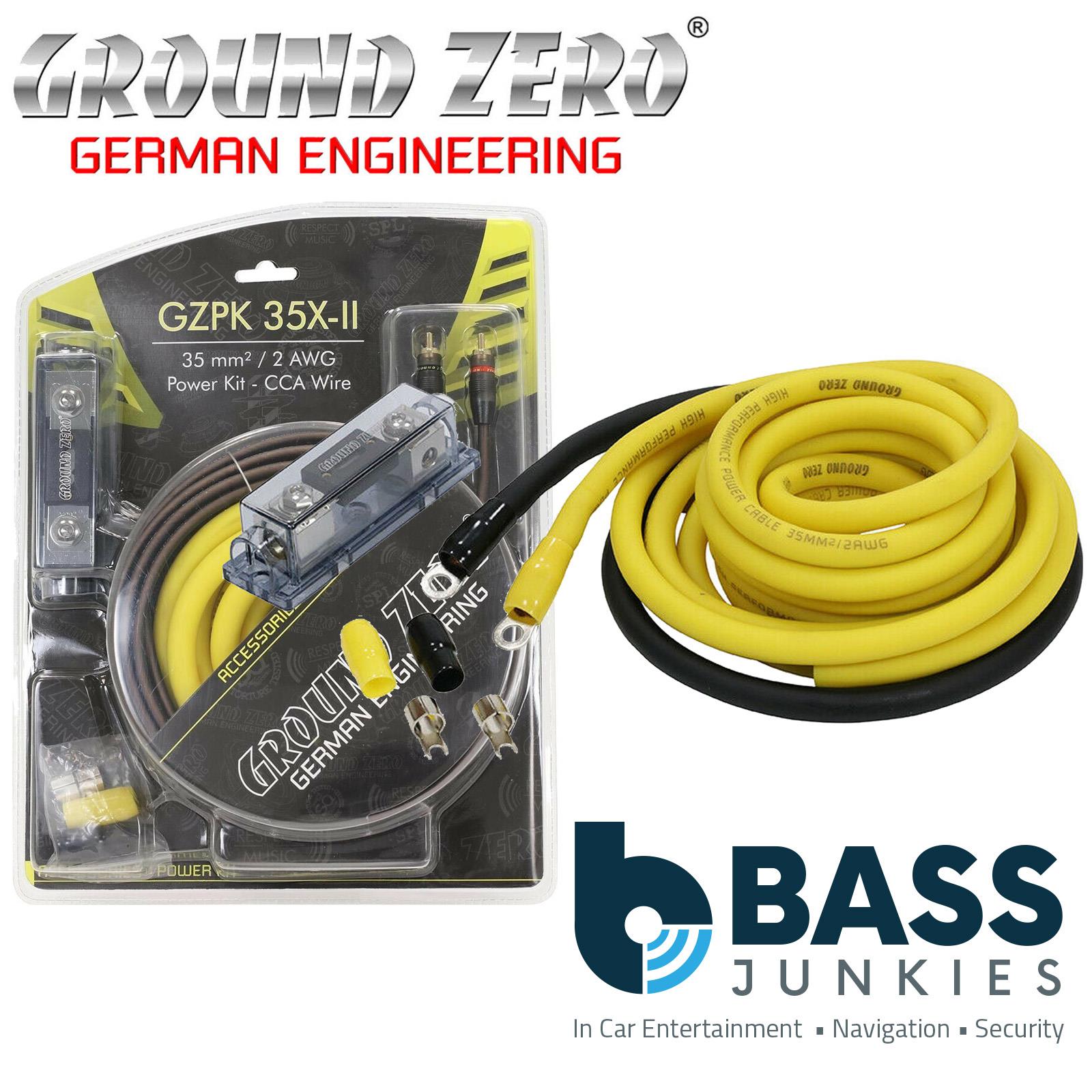 Ground Zero GZPK 35X - 2AWG 35 mm² Cable kit with ANL fuseholder