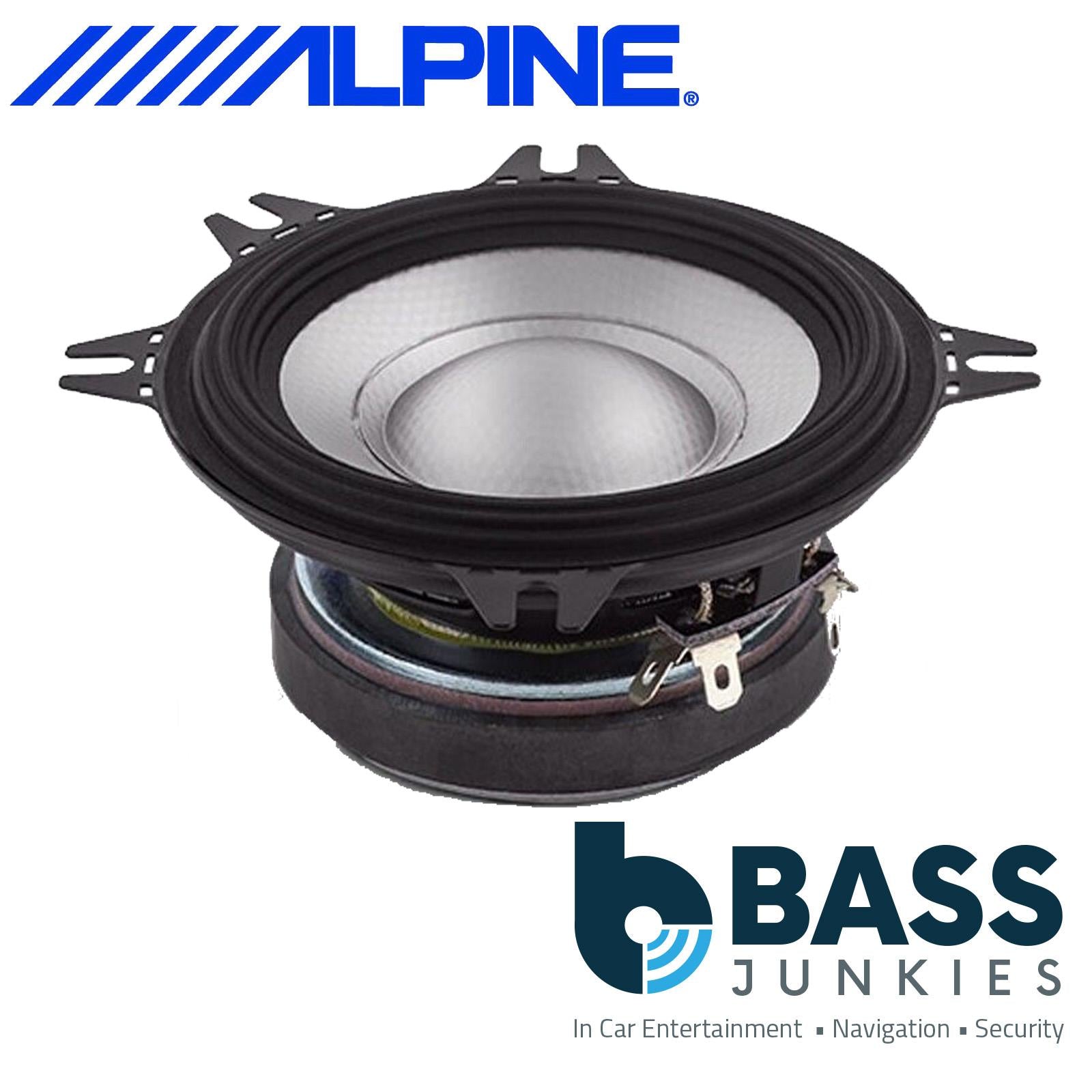 Alpine S-Series S2-S40C - 4” 10cm 280 Watt 2 Way Component Dash Door Speakers