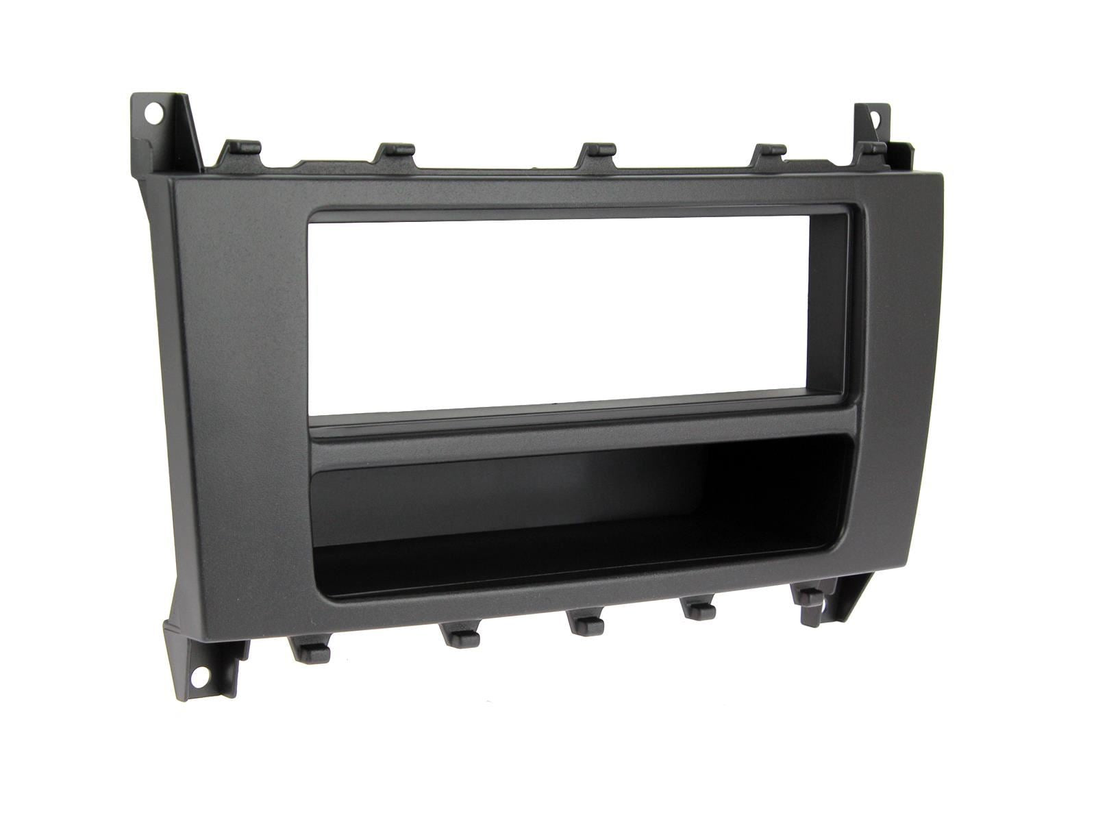 Single Din Stereo Fitting Kit + Steering Wheel Stalk Controls to fit Mercedes C-Class 2004-07