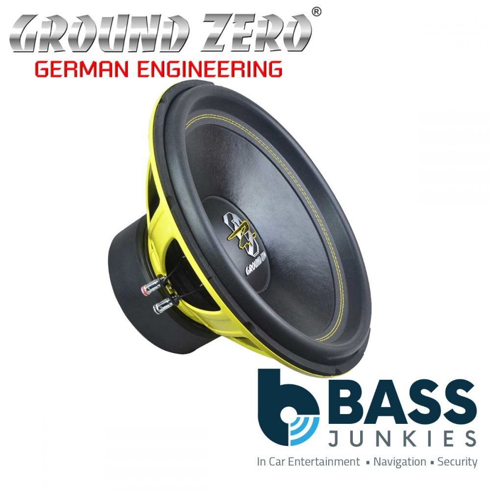 Ground Zero GZIW 15SPL - 15" Inch 38cm 1200 Watts Dual 2 Ohm Car SPL Sub Subwoofer