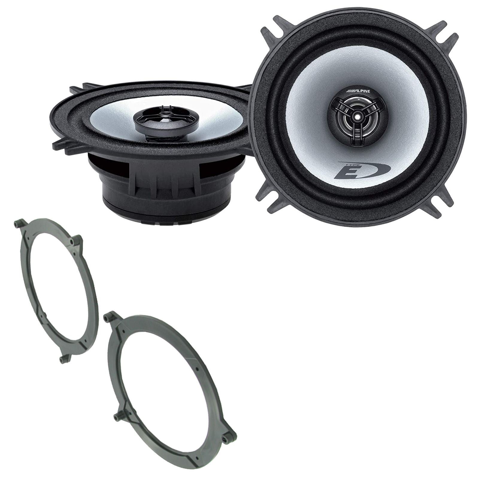 Alpine SXE-1325S 2-Way 130mm/13cm/5.25" Coaxial Speakers (Per Pair 400 Watts) Fits BMW 3-Series 1999-05