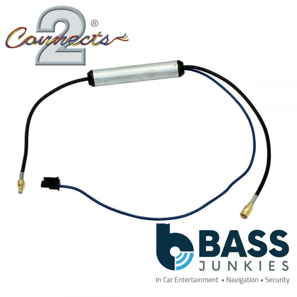 Connects2 CT27AA169 - Universal SMB Female to SMG Male with phantom power Antenna Adapter