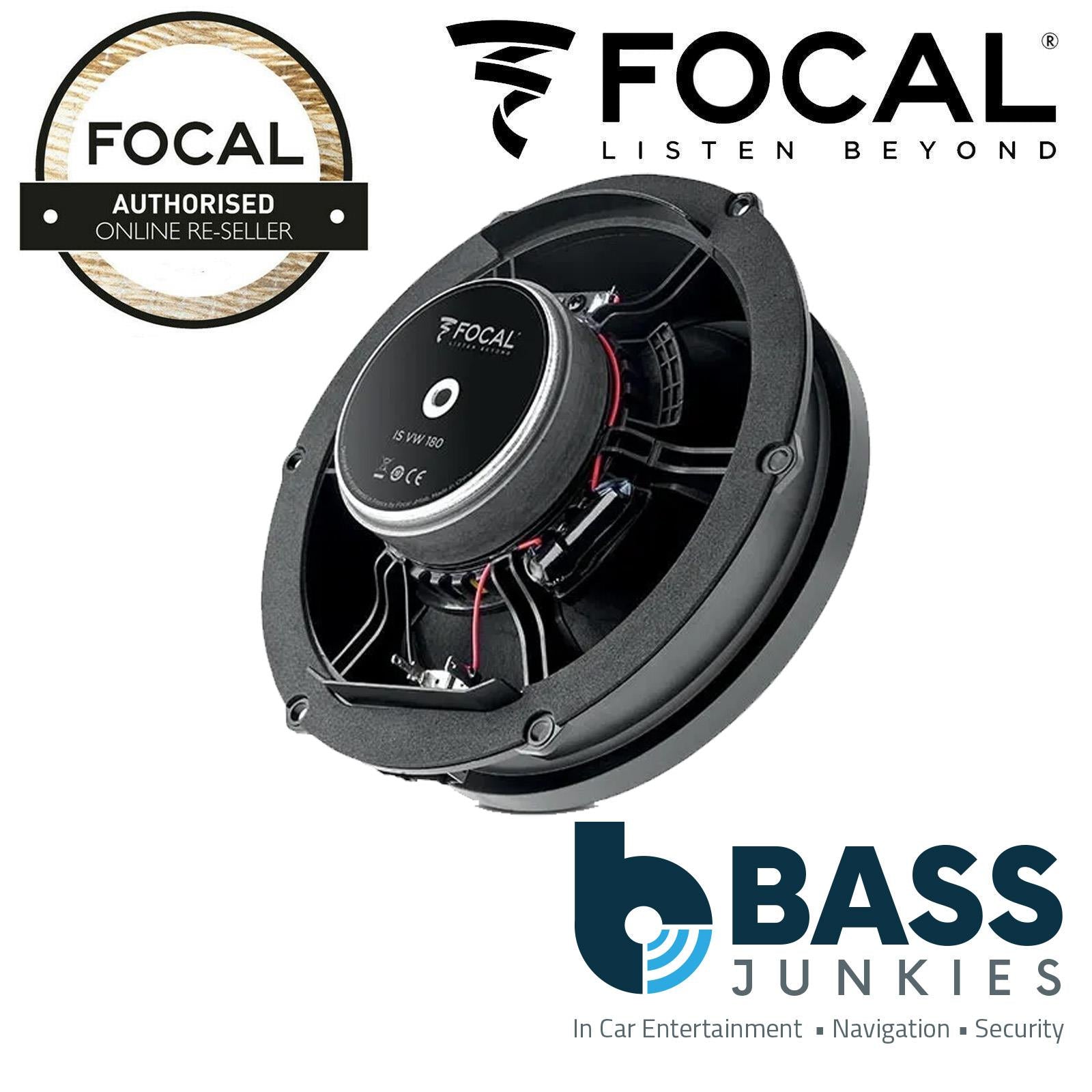 Focal ISVW180 300 Watts Component Kit Upgrade Car Speakers For VW Seat & Skoda