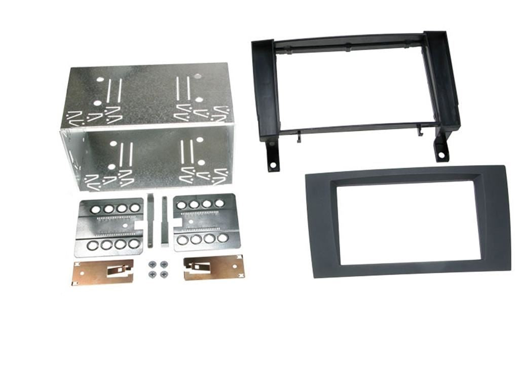 Connects2 CTKMB07 - Mercedes Benz SLK R171 2004 - 2011 Double Din Fascia & Steering Wheel Interface Installation Kit