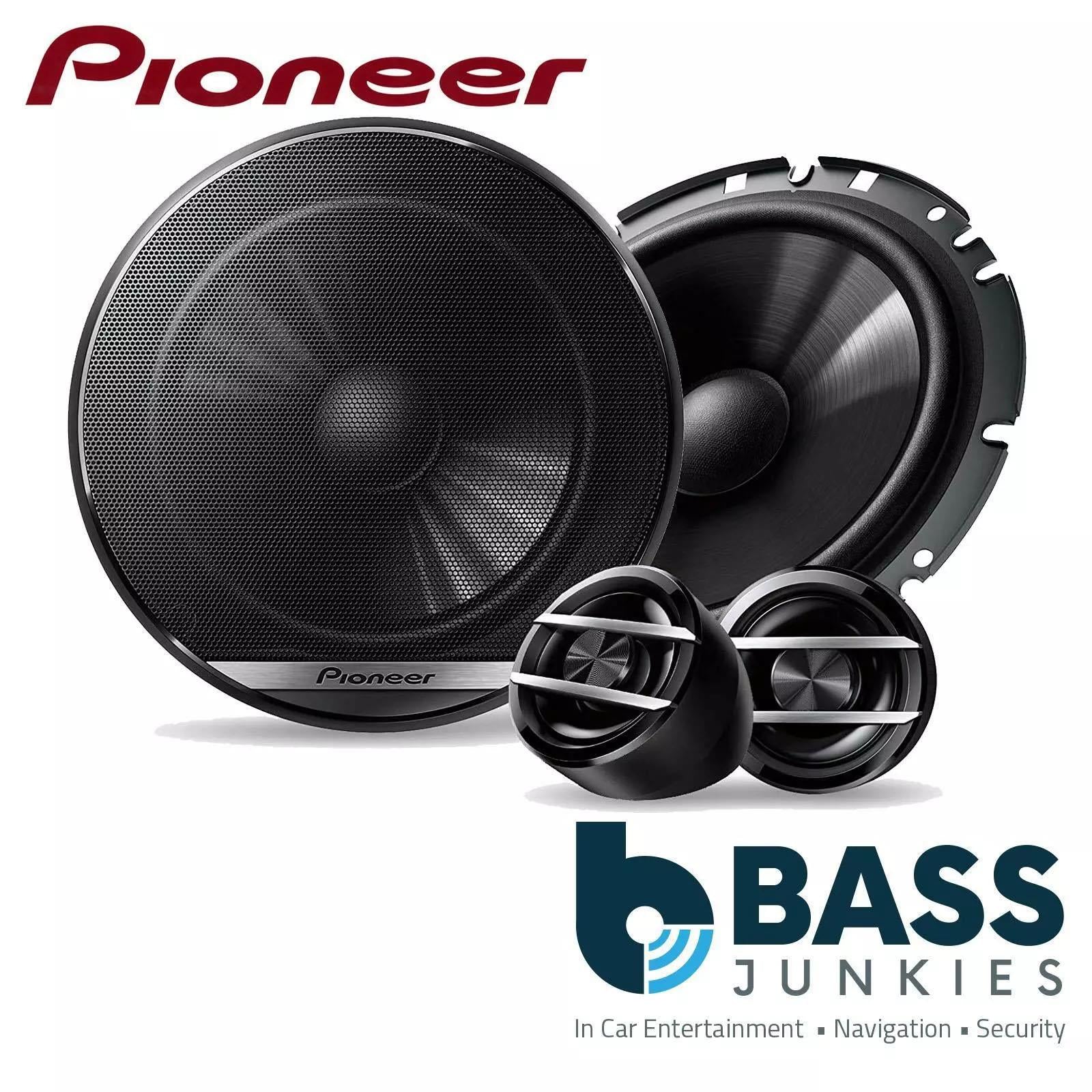 Volkswagen Transporter T5 Pioneer Front Door Component Car Speakers & 900 Watts Underseat Subwoofer Kit